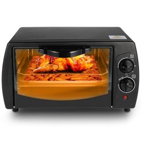 Simple Deluxe Countertop Toaster;  Oven & Pizza Maker;  Toaster Oven;  Exquisite 4-Slice Capacity;  9 L;  Black/ Matte Stainless