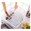 1pc Dish Drying Rack; Foldable Dish Rack For Kitchen Counter; Large Dish Drainers Utensil Holder For Soup Bowls; Dinner Plates