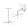 Adhesive Hooks Wall Hangers 360Â° Rotating Hooks for Kitchen Utensil Towel Robe Holder