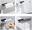 Paper Towel Holder Under Cabinet, Adhesive Stailess Steel Paper Towel Rolls Holder Wall Mount for Kitchen Bathroom