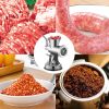 Multifunctional Crank Meat Grinder Manual 304 Stainless Steel Hand Operated Meat Grinder