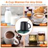 Electric Coffee Mug Warmer for Desk Auto Shut off USB Tea Milk Beverage Cup Heater Heating Plate for Office Home 3 Temperature Setting