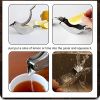 Manual Lemon Juicer Stainless Steel Lemon Squeezer Bird Shape Lemon Juicer Portable Hand Fruit Press for Citrus Orange Lime Pomegranate